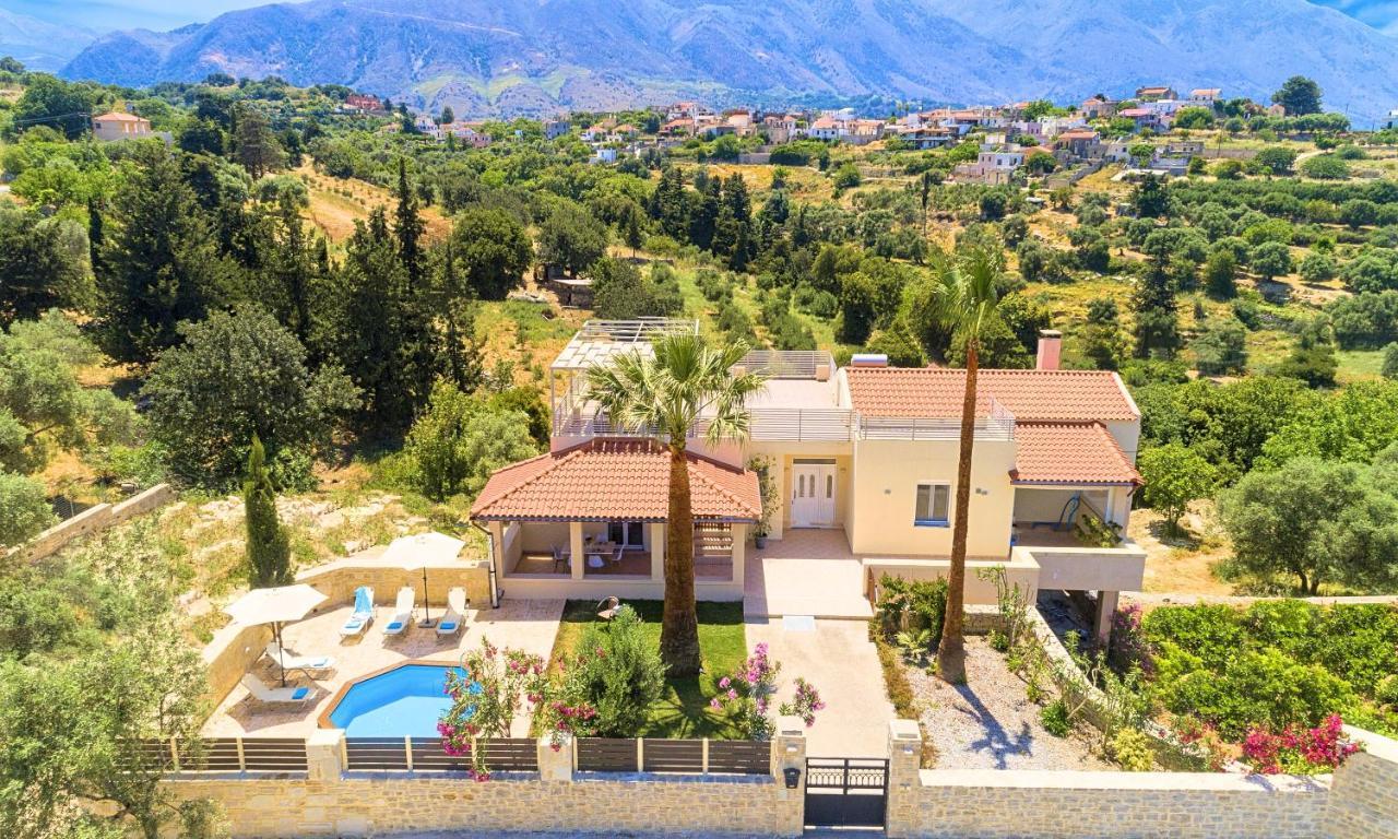 Villa Di Palma Heated Pool Koufi Exterior foto