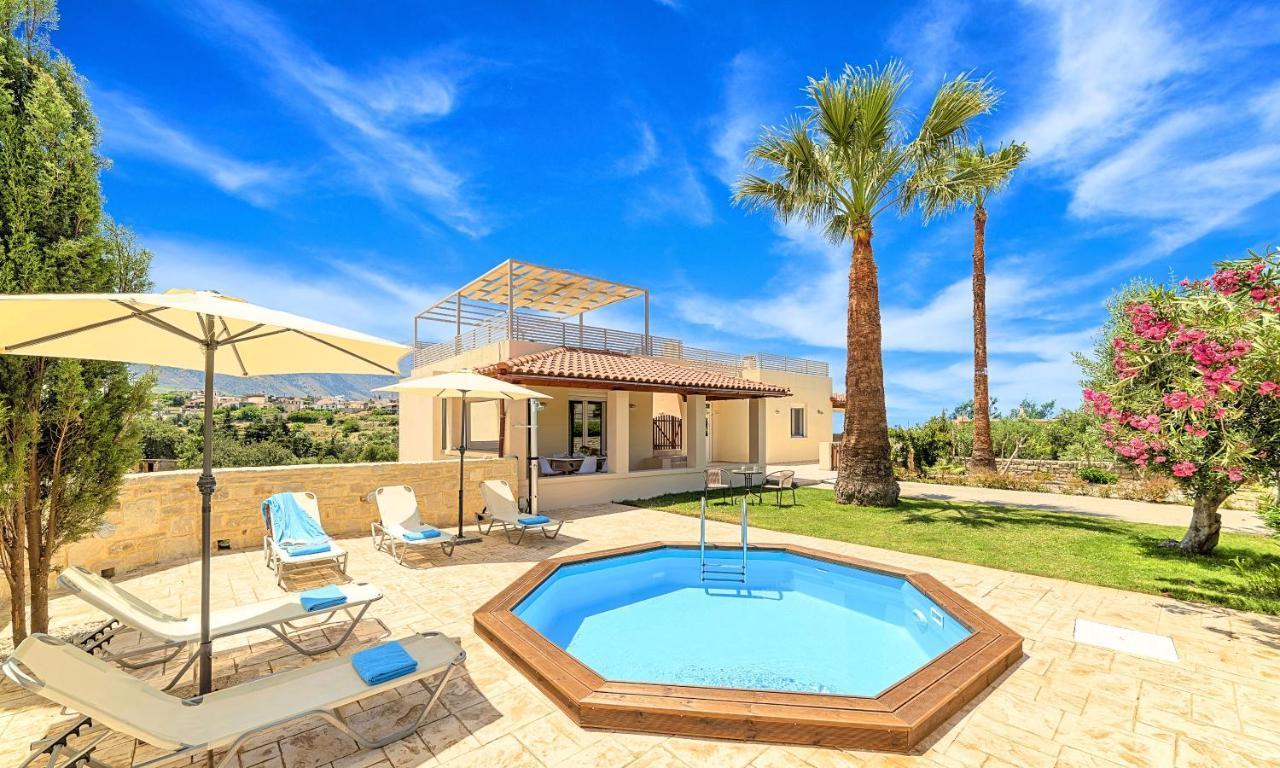 Villa Di Palma Heated Pool Koufi Exterior foto