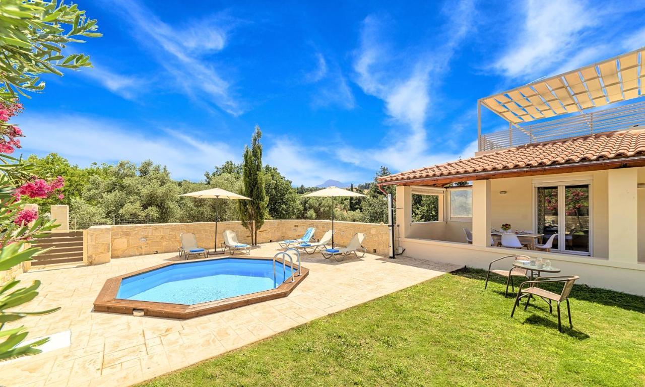 Villa Di Palma Heated Pool Koufi Exterior foto