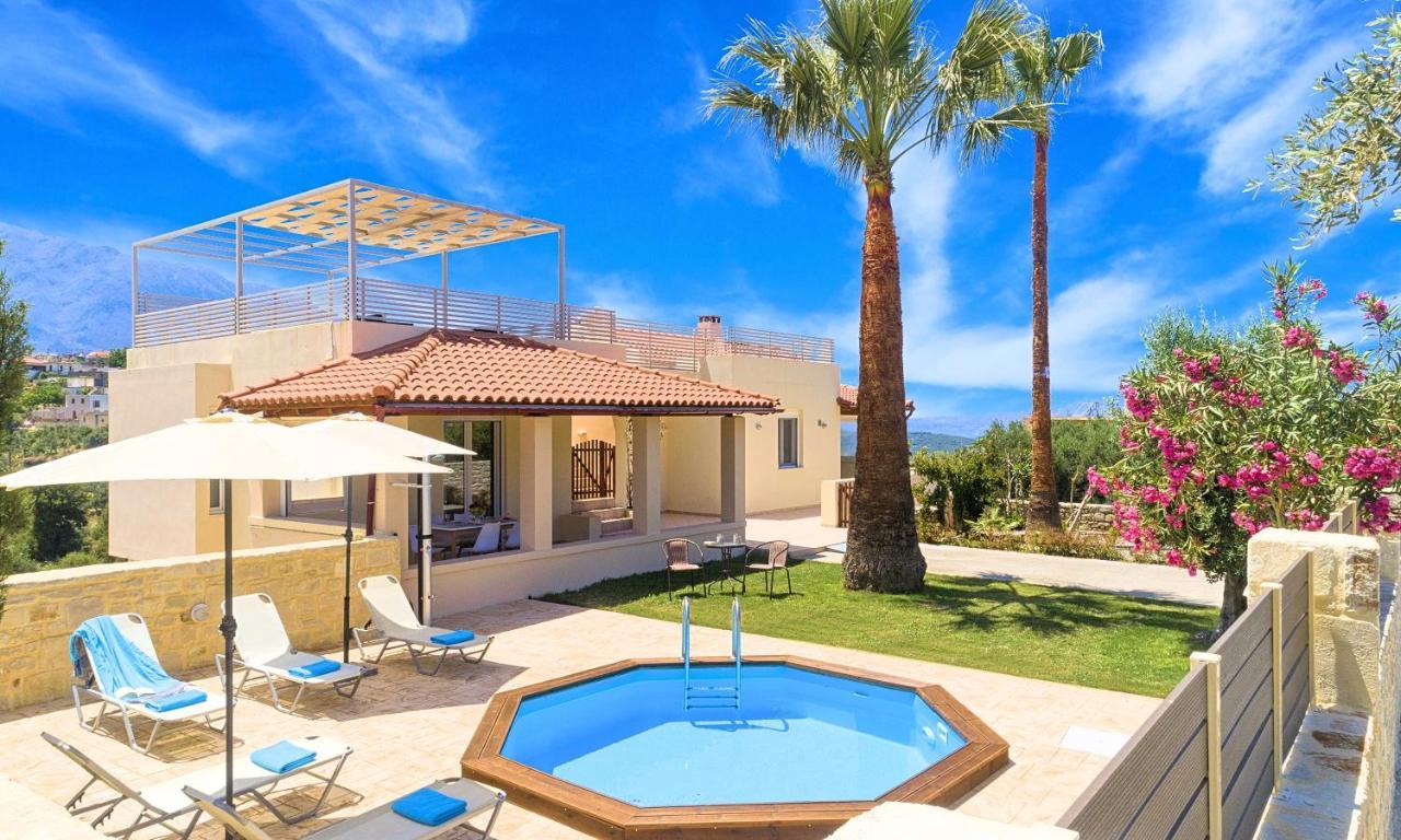 Villa Di Palma Heated Pool Koufi Exterior foto