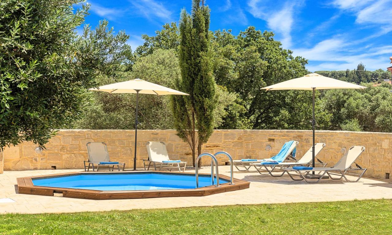 Villa Di Palma Heated Pool Koufi Exterior foto